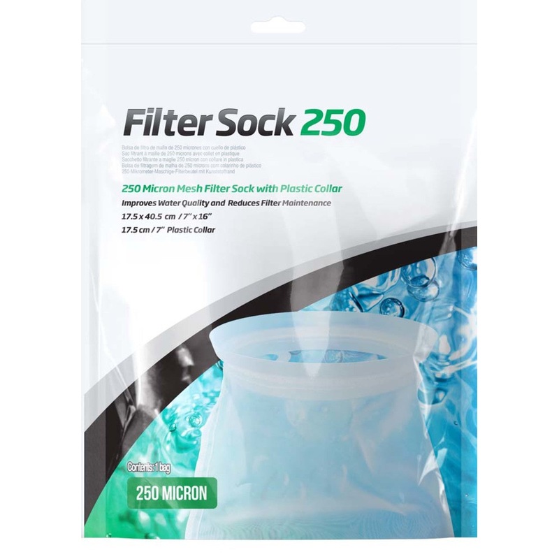 Seachem Filter Sock - 250 Micron Mesh