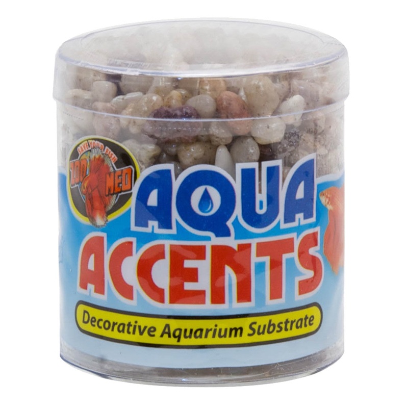 Zoo Med Aqua Accents River Pebbles Light, 1ea/8 oz