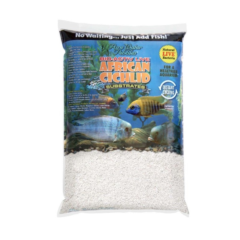 Bio-Activ Live Natural Cichlid Sand White, 20 lb