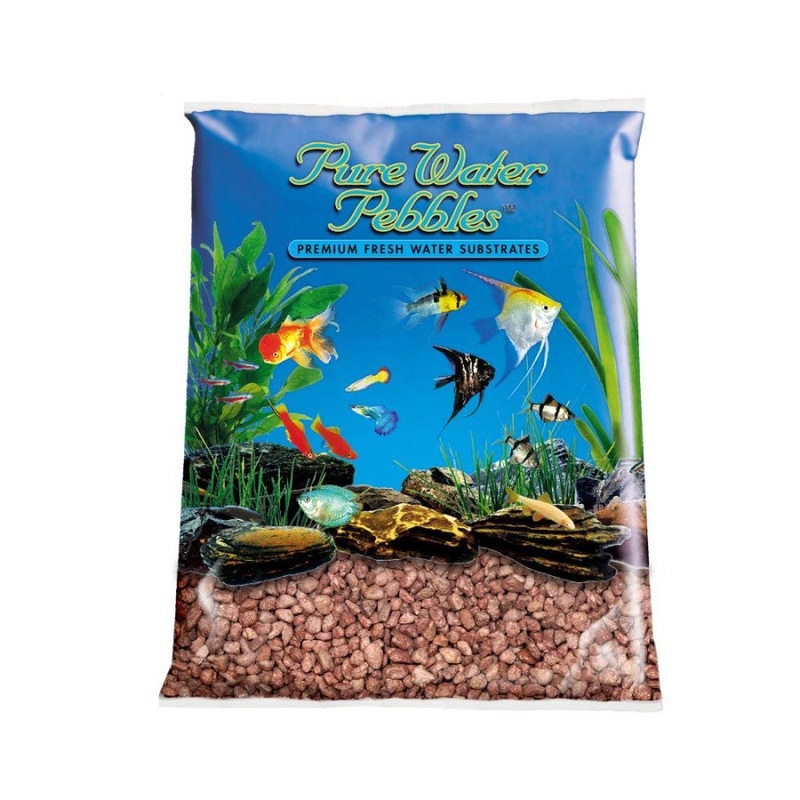 Premium Fresh Water Coated Aquarium Gravel Cocoa Brown, 5 lb