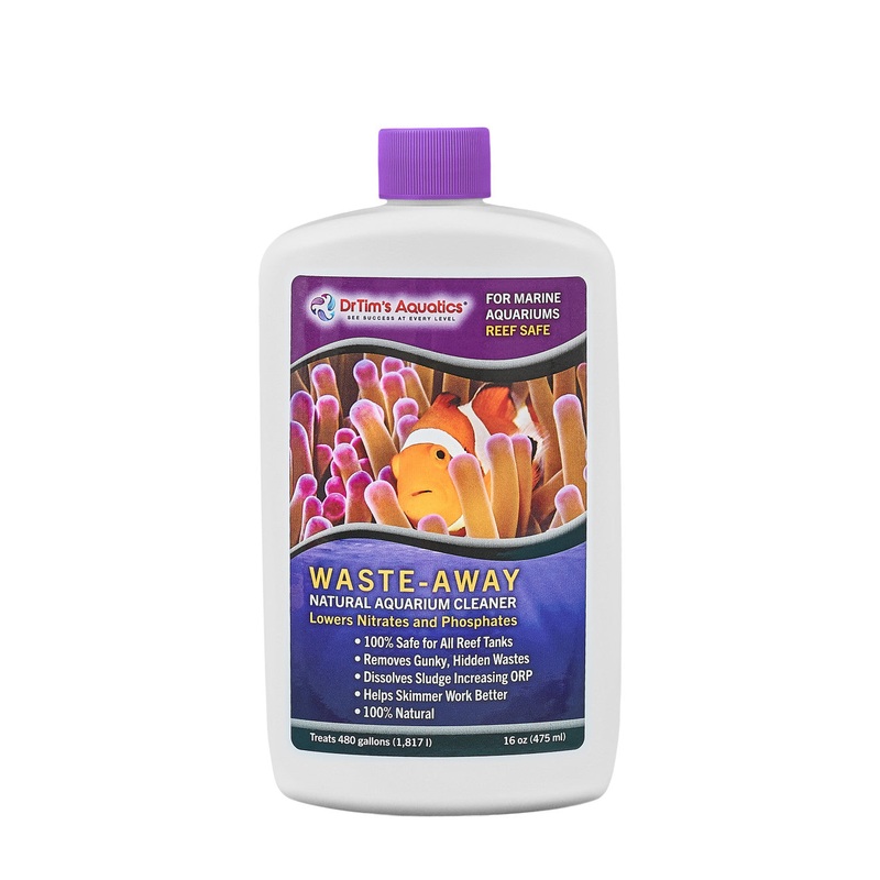 Dr. Tim's Aquatics Waste-Away Natural Aquarium Cleaner for Reef Aquarium 1ea/16 fl oz