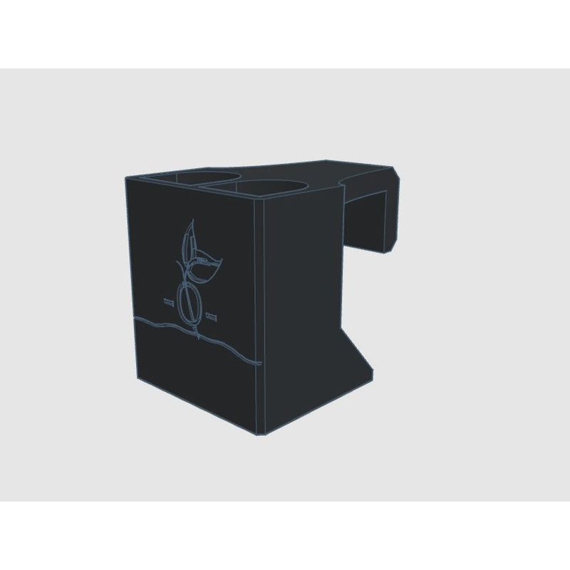 Poth-O-Carry Mini: Aquarium Rim Plant Holder for tight spaces