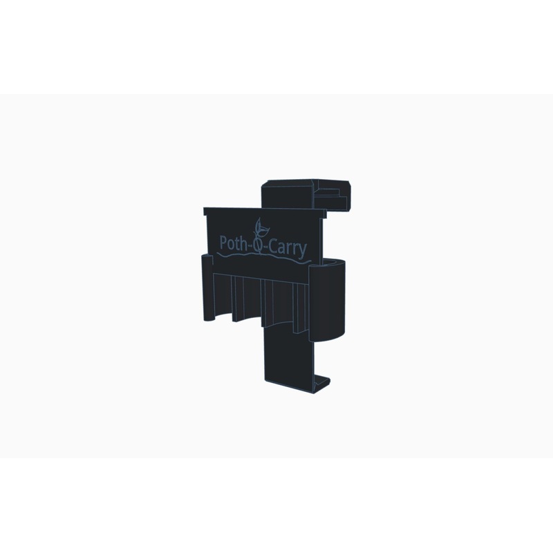 Poth-O-Carry Plus: Rail Edition - Pothos Holder with Open Face Technology