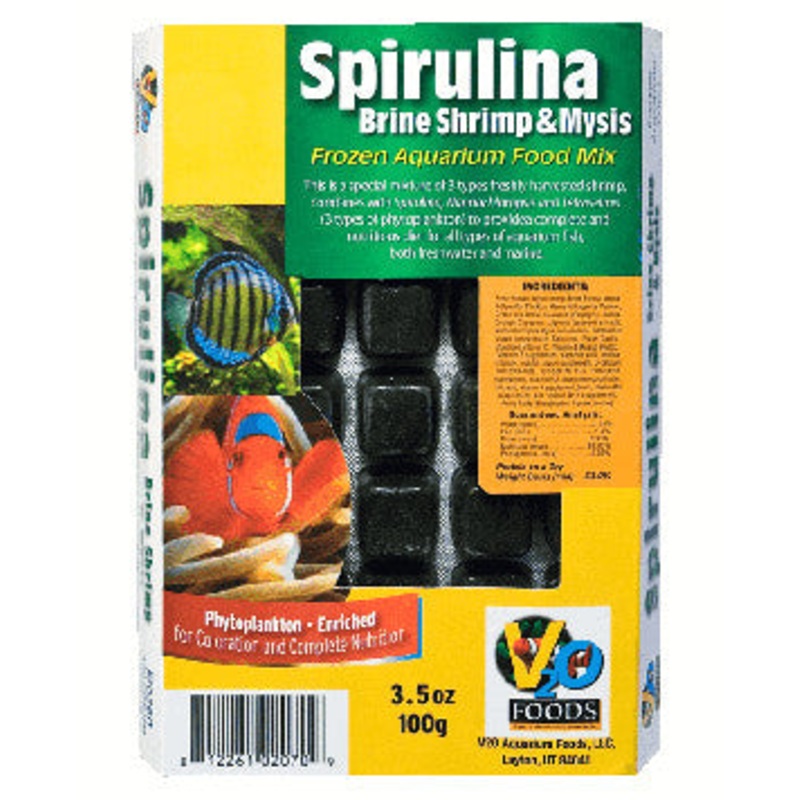 V20 Spirulina Brine/Mysis Shrimp - 200g.