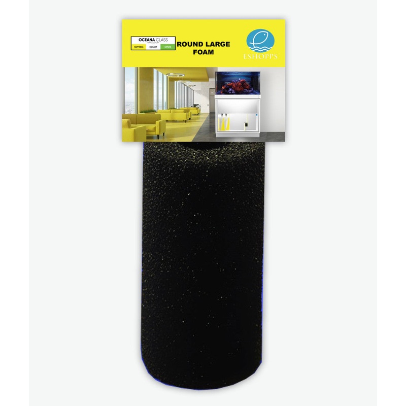 Eshopps Replacement Filter Foam for Filters Round, Black