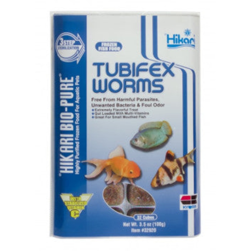 TUBIFEX WORMS-HIKARI FROZEN 3.5OZ