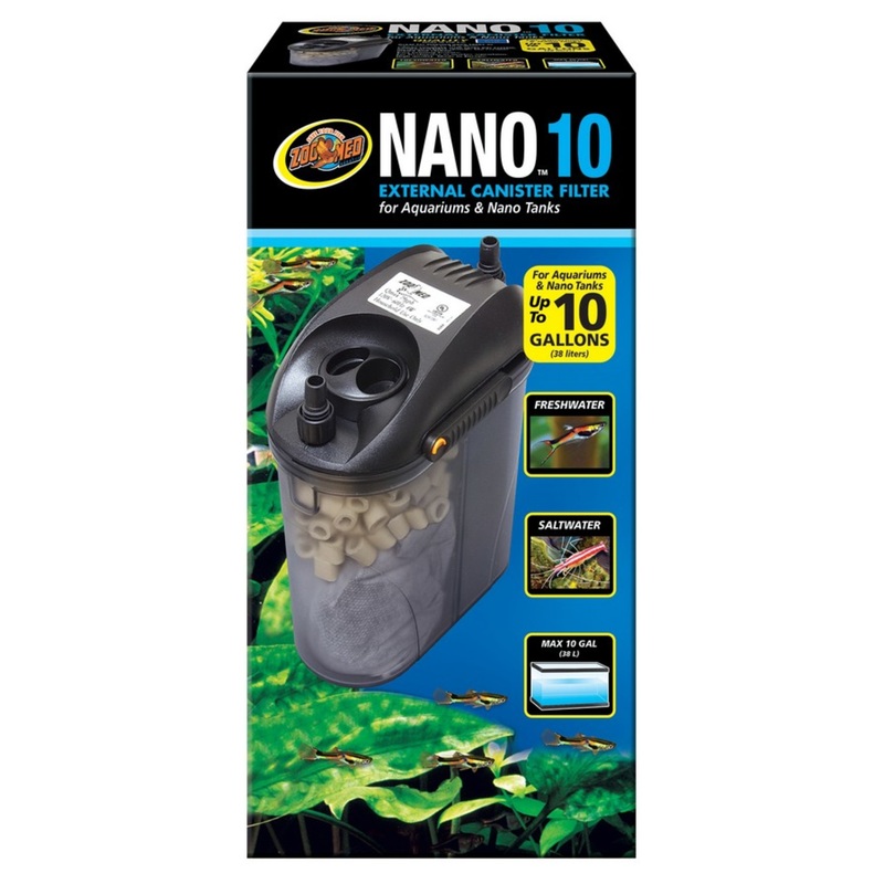Zoo Med NANO 10 External Canister Filter