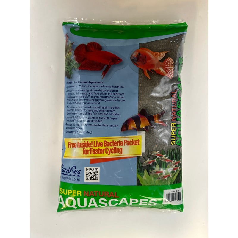 CaribSea Super Natural Aquascapes Gravel Midnight River