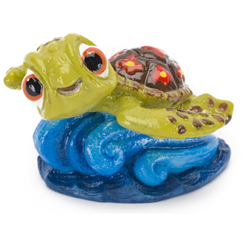 Disney Squirt Aquarium Statue Green, Brown, Blue, 1ea/1.25 in, Mini