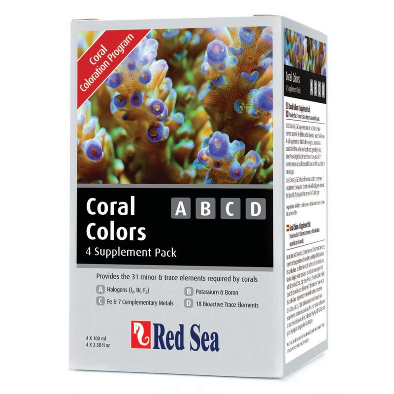 Red Sea Coral Colors ABCD 4 Supplement Pack