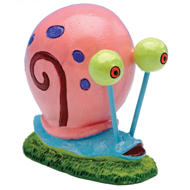 SpongeBob Gary Aquarium Ornament Multi-Color, 1ea/2 in, Mini