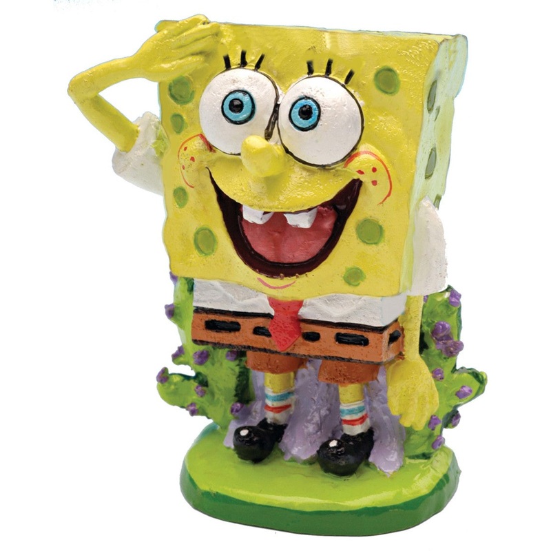 SpongeBob Square Pants Aquarium Ornament Multi-Color, 1ea/2 in, Mini