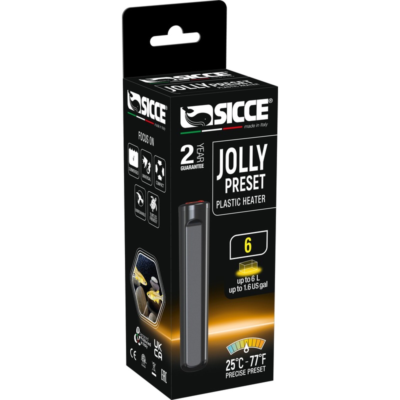 Sicce Jolly Preset Submersible Plastic Heater