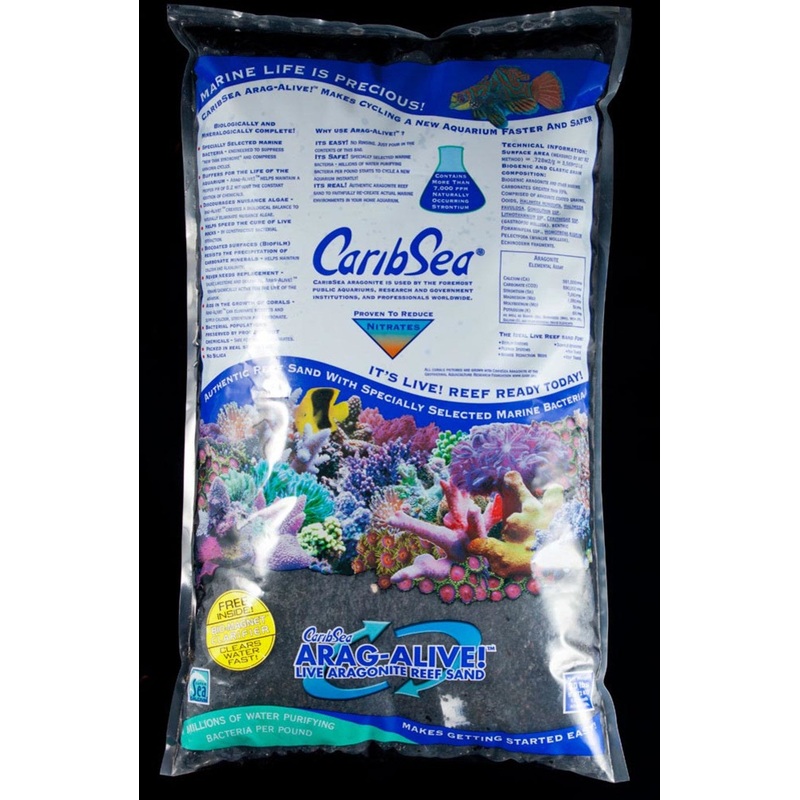 CaribSea Arag-Alive Hawaiian Aquarium Sand 20LB