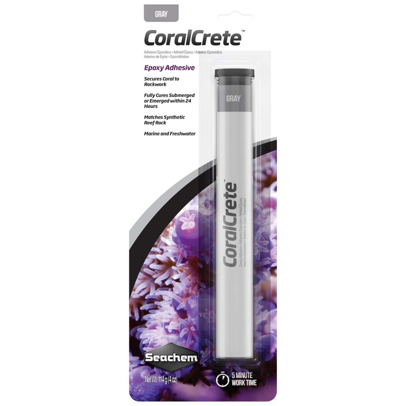 CoralCrete Epoxy Adhesive Grey, 1ea/4 oz