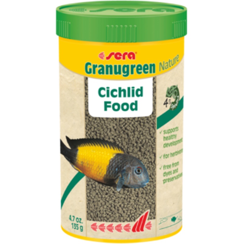Sera - Granugreen Cichlid Food - 4.7 oz./64g