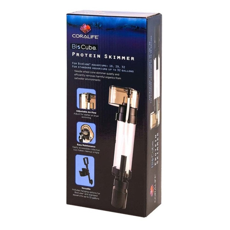 Coralife Biocube Protein Skimmer 1ea/Up To 32 gal-