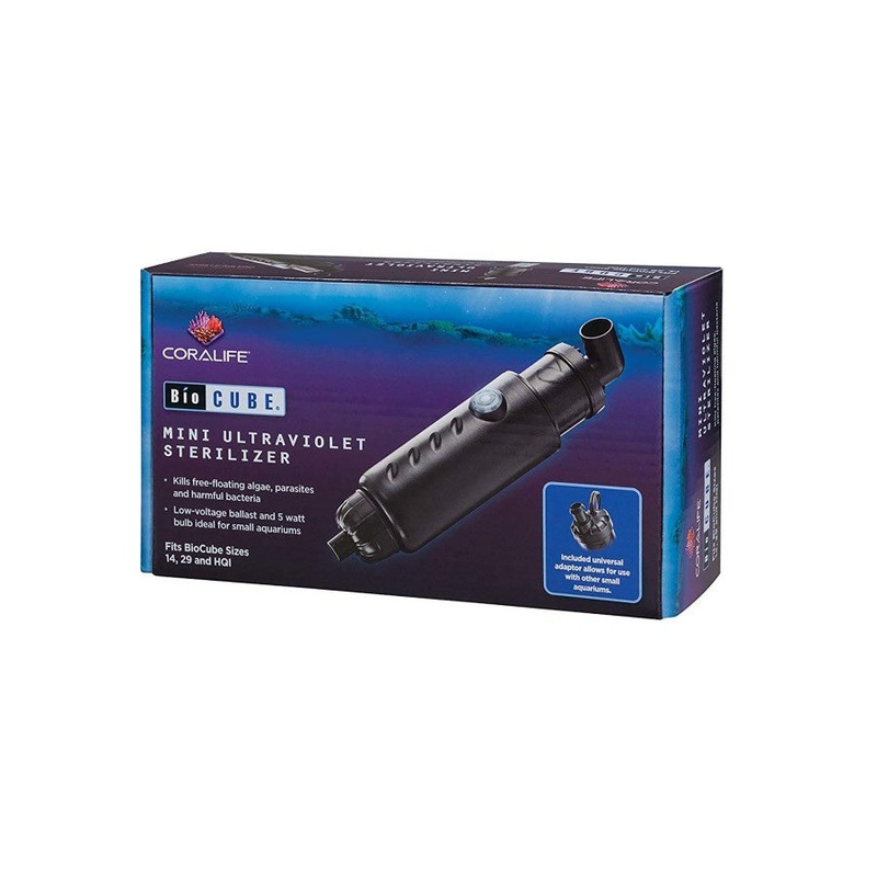 Coralife Biocube Ultraviolet Sterilizer 1ea/Mini, 5 W Uv Lamp