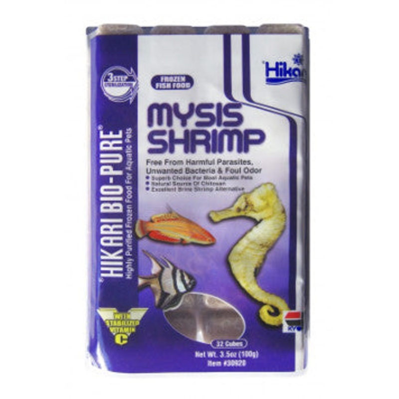 Hikari Mysis Shrimp cubes - 3.5 oz.
