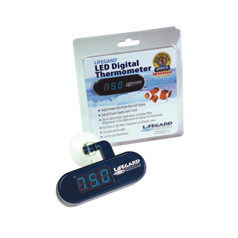 Lifegard Aquatics LED Digital Aquarium Thermometer