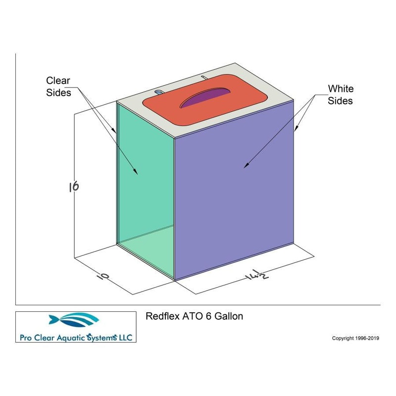 Pro Clear Aquatic Systems RedFlex Auto Top Off Reservoir 1ea/10 gal