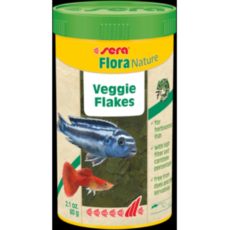 Sera - Flora Nature - Veggie Flakes - 7.4 oz./1000ml