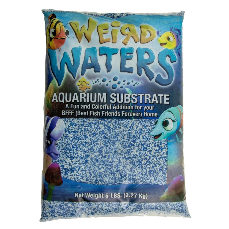 Weird Waters Aquarium Substrate- Blue Zoo, 5 lb