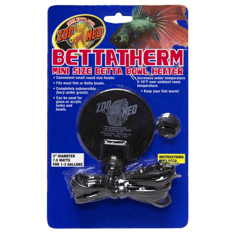 Zoo Med BettaTherm Beta Bowl Aquarium Heater