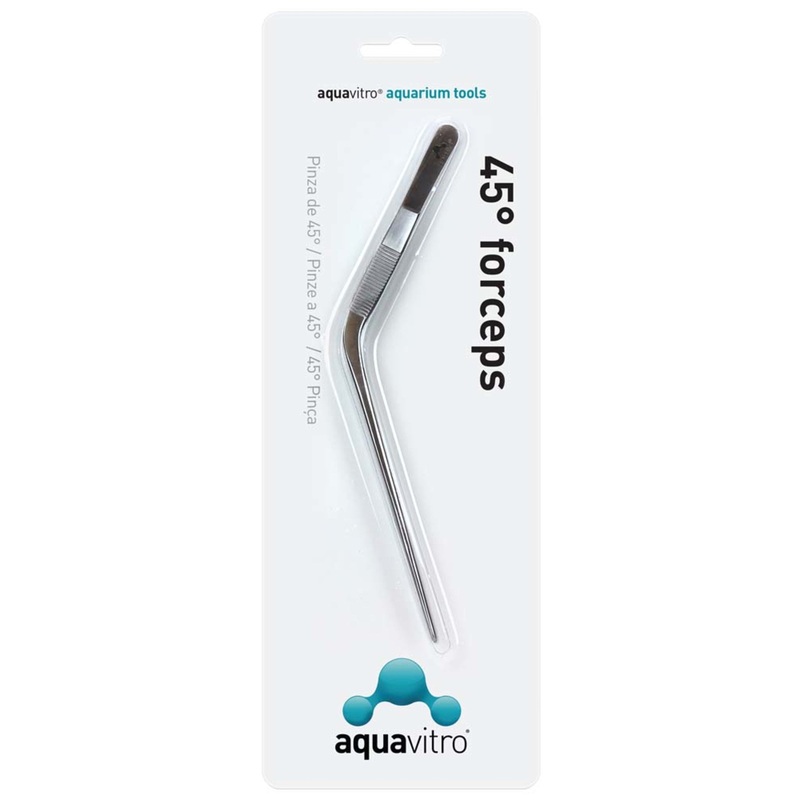 aquavitro 45 Degree Stainless Steel Forceps Aquarium Tool