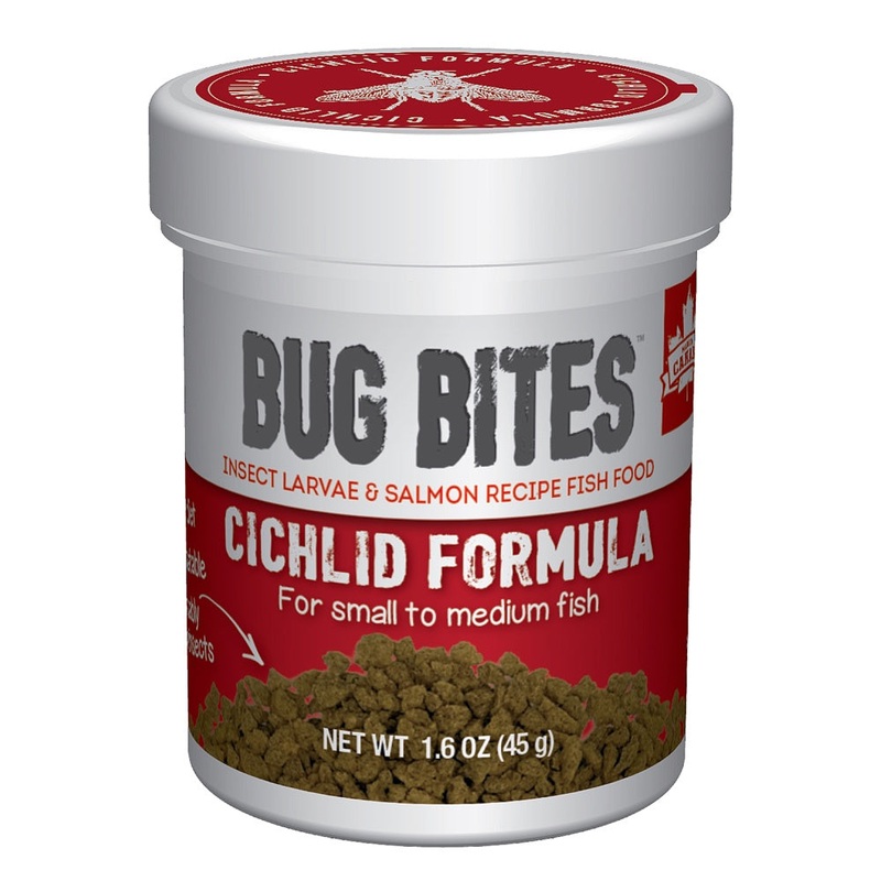 FL Bug Bites S-M Cichlid Granules 1.6oz