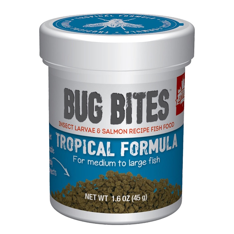 FL BugBites M-L Trop Fish Granules1.6oz