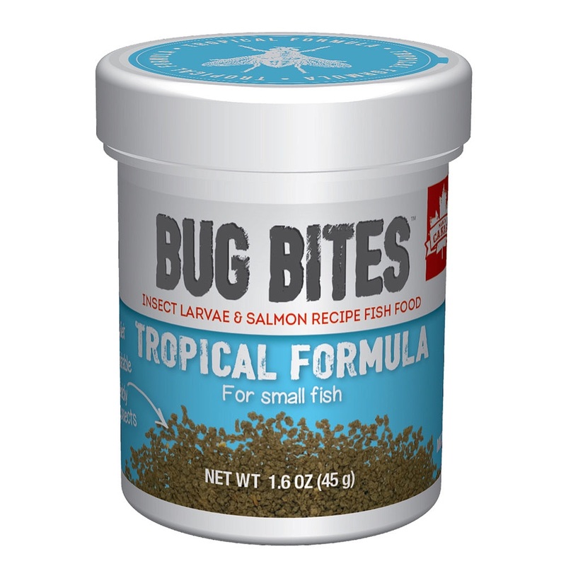 FL BugBites Sml Trop Fish Granules 1.6oz