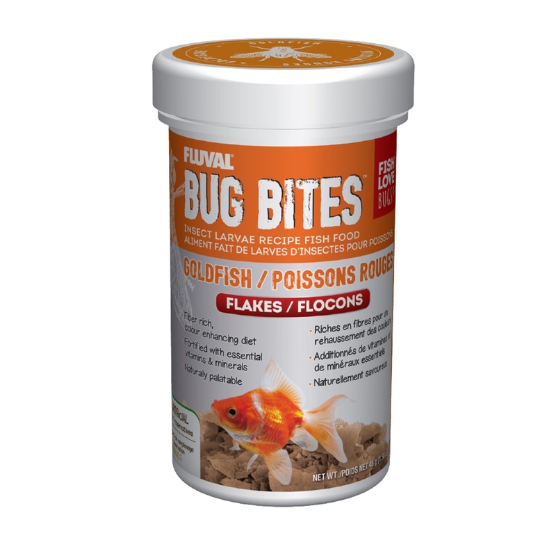 Fluval Bug Bites Goldfish Flakes 1.58oz