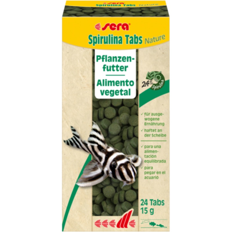 Sera - Spirulina Tabs - 24 tabs - 15 g