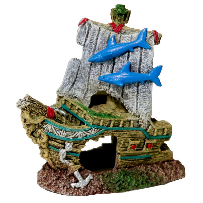 Small Wonders III Ships Bow Aquarium Ornament