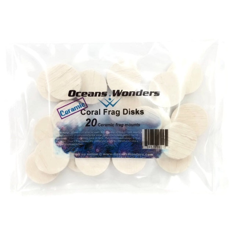 Coral Frag Disks 30 mm - 20 Units