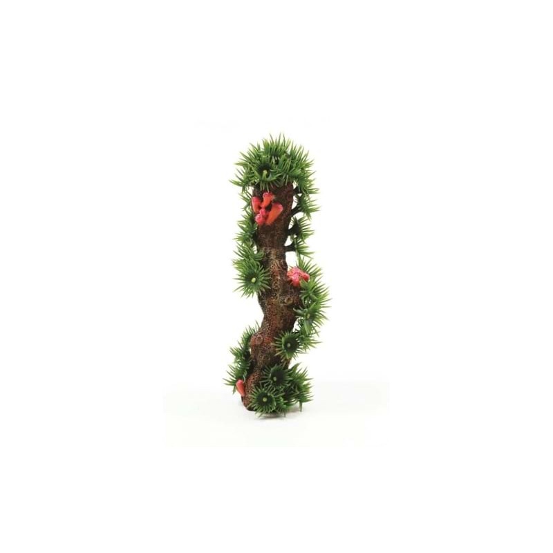 Branched Polyp Green Parazoanthus sp. 10 x 5.5 x 18 Natureform Coral - 9755