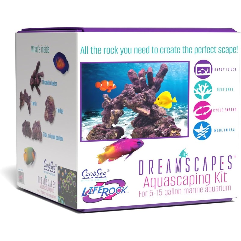 Purple Life Rock - DreamScapes - 5-15 Gal - CaribSea