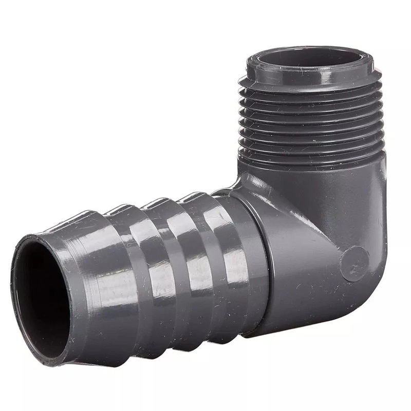 Schedule 80 90 Reducing Elbow Barb X Male Thread