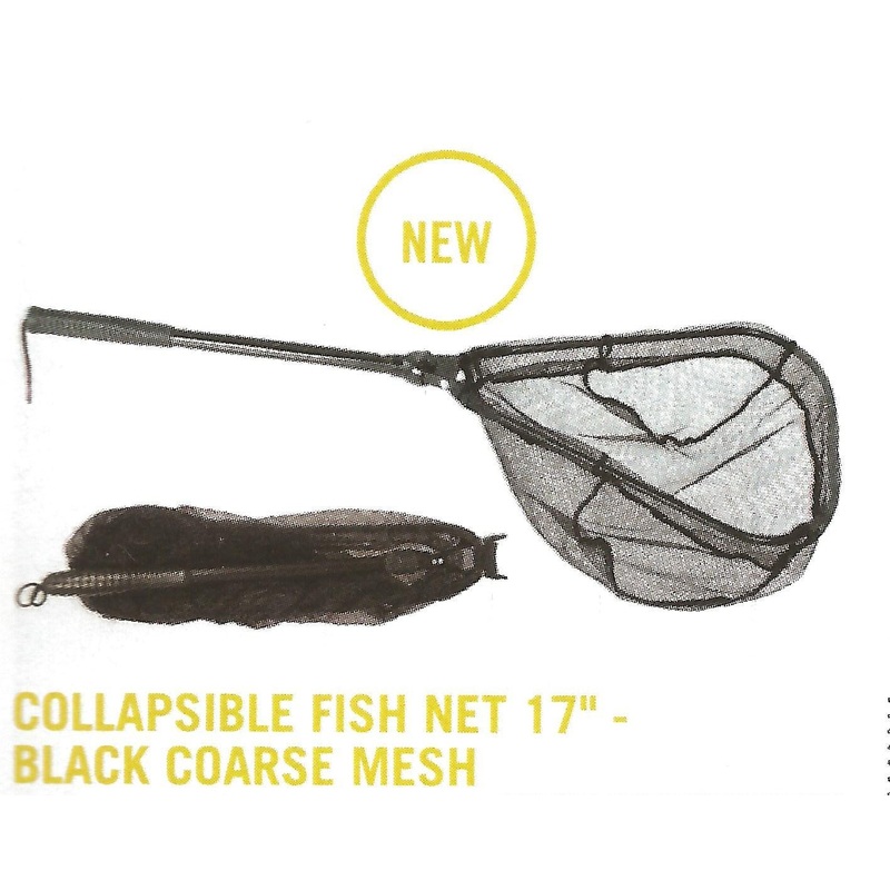 Aquascape Collapsible Fish Net 17" (Black Coarse Mesh)