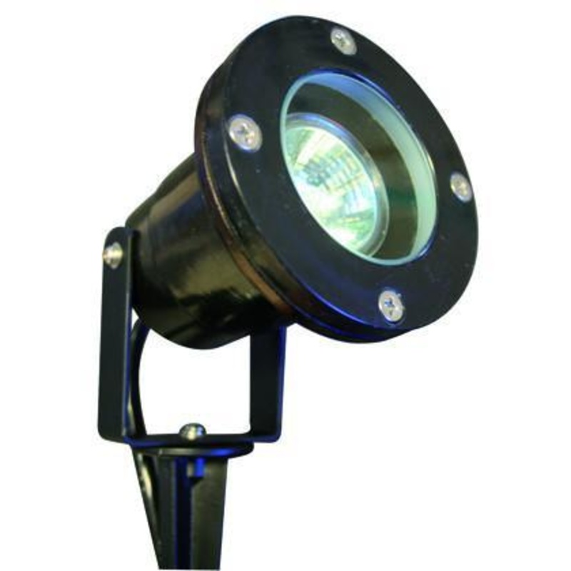 Yard Bright Black Fiberglass Light