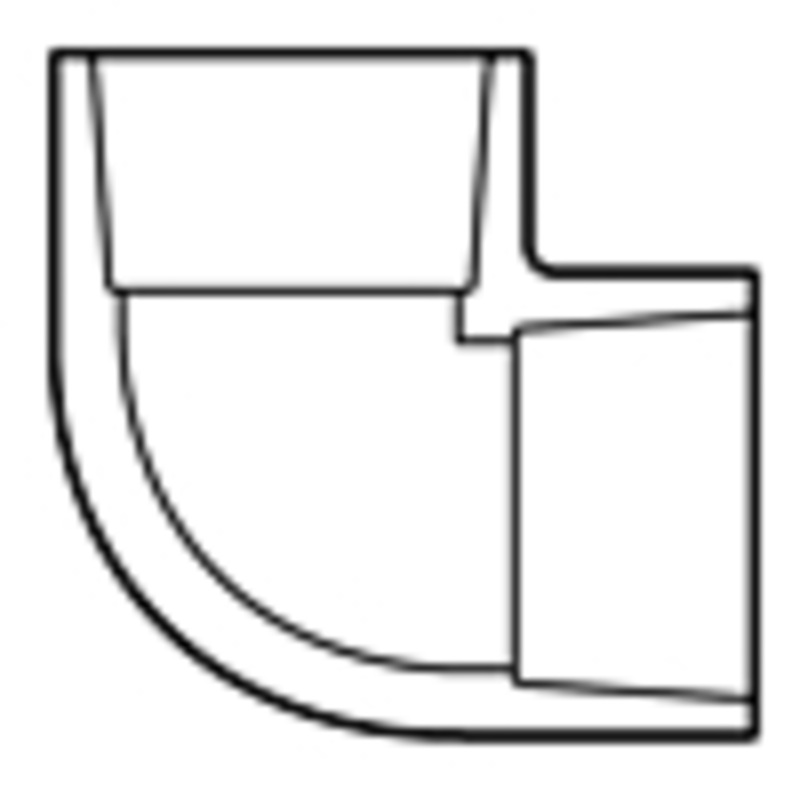 90 Elbow, 1-1/2"