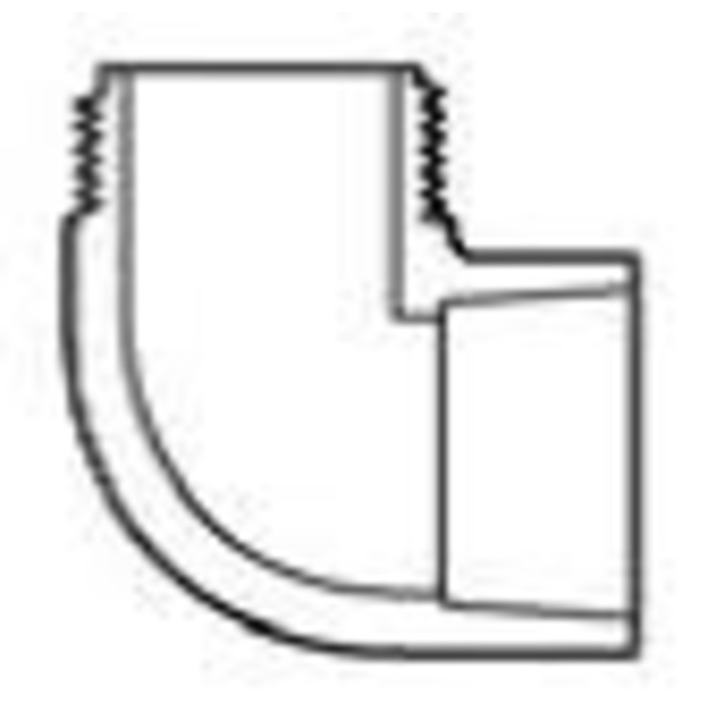90 Street Ell (SLPxMPT), 1-1/2"