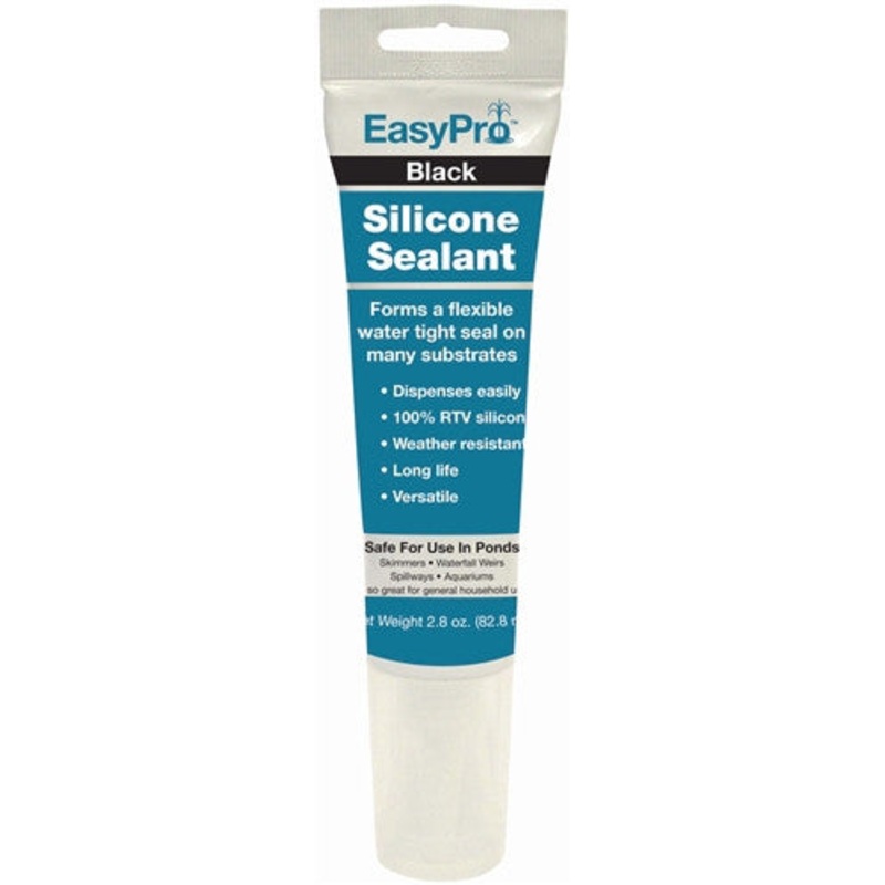 Black 100% Silicone Sealant - 2.8 oz.