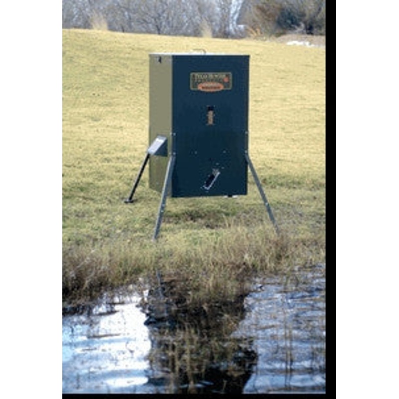 215 lb Fish Feeder with Adjustable Legs