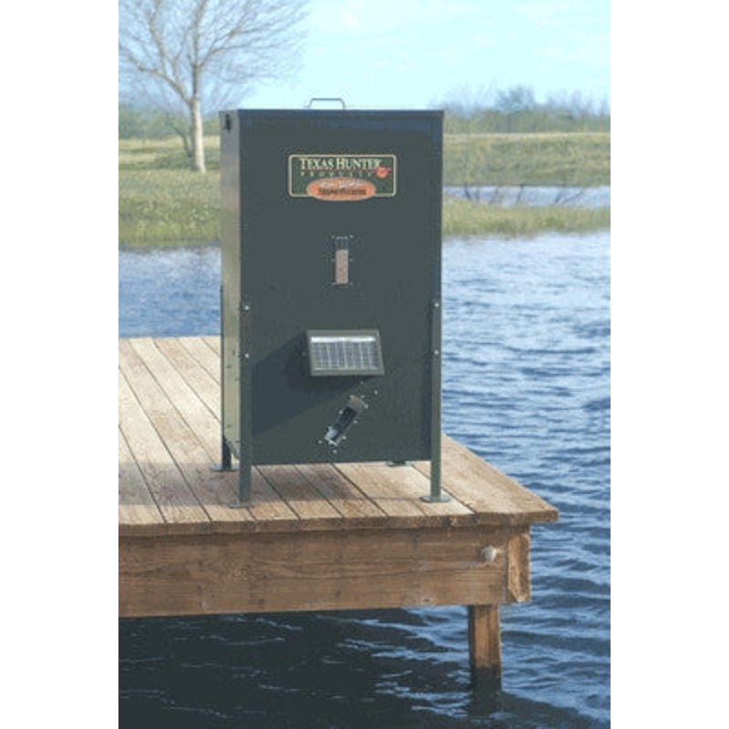 215 lb Fish Feeder with Straight Legs