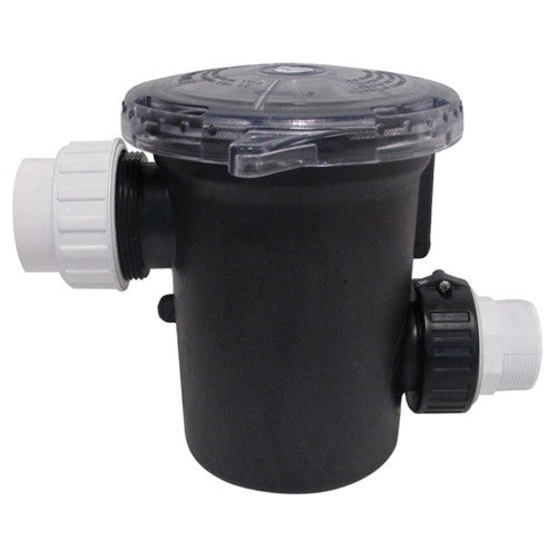 90 cubic inch optional strainer basket, 1 1/2" inlet/outlet
