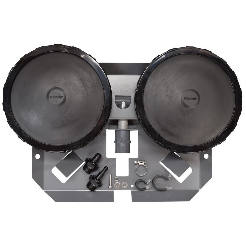 Self Weighted Double Membrane Diffuser Assembly