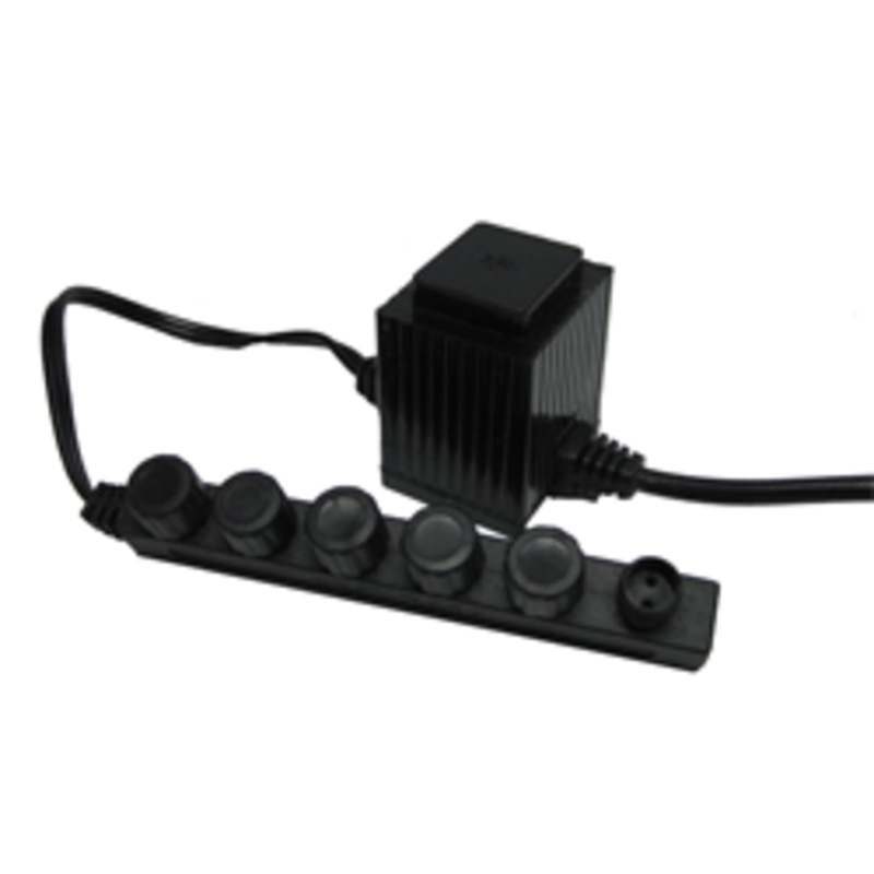 20 Watt Transformer w/ 6 Quick Connect Outlets