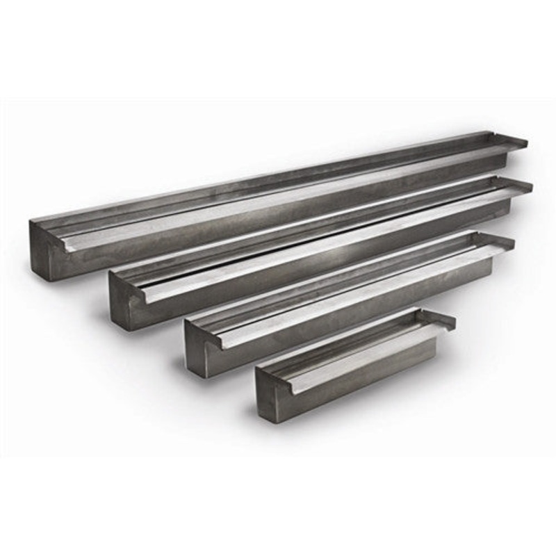 11.5" wide Stainless Steel Spillway, 2" lip